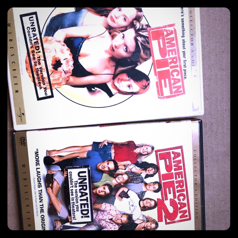 1pair previously viewed dvds